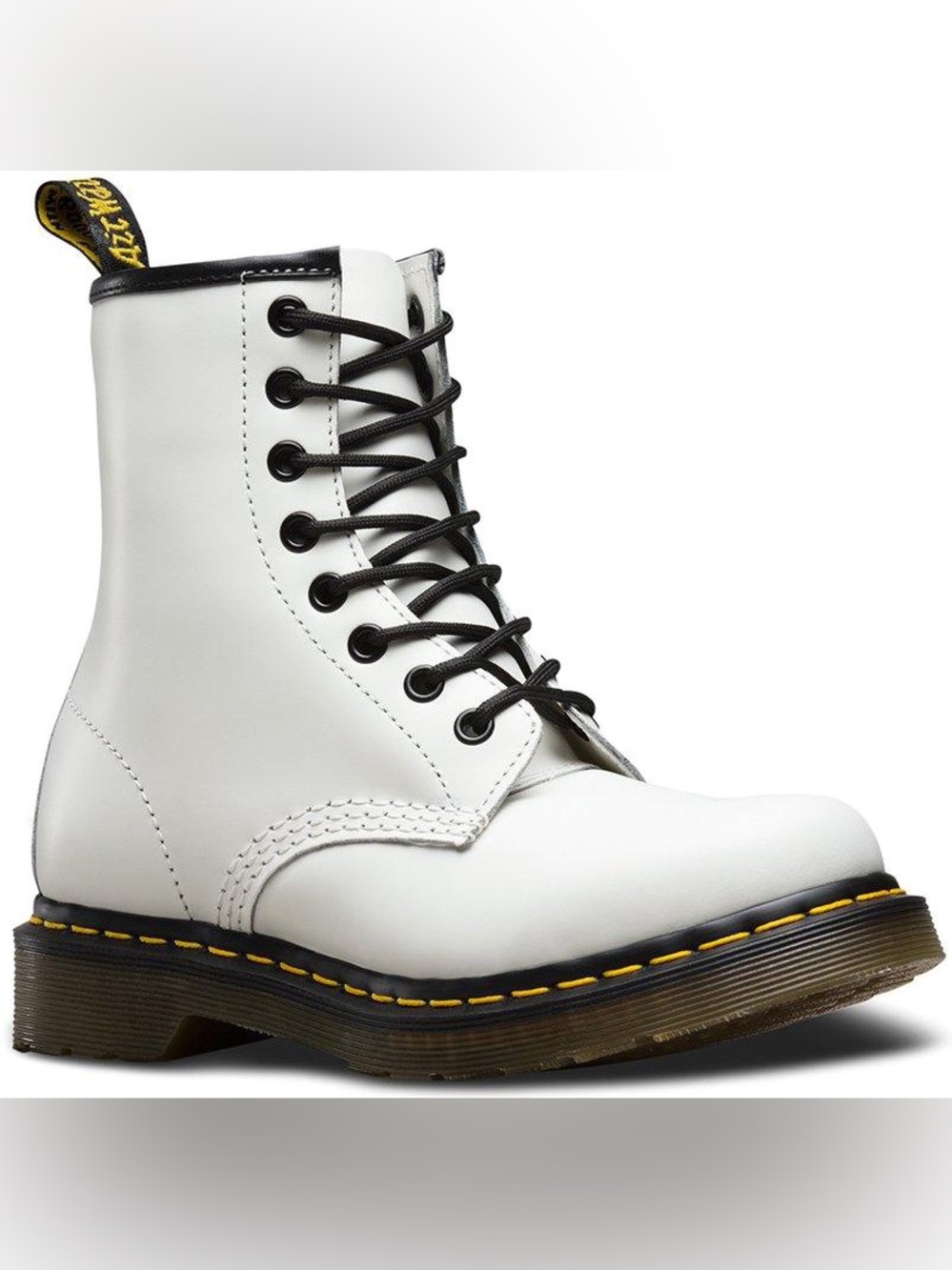 NWOB Dr. Martens 1460 Smooth Leather Boots - White